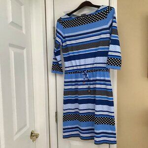 J.McLaughlin Medium long sleeve dress with waist tie